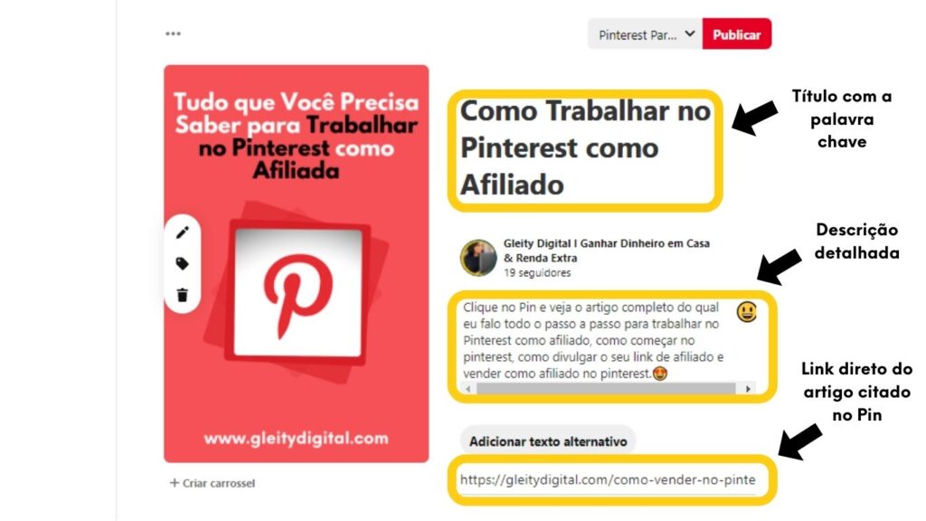 vender como afiliado no pinterest